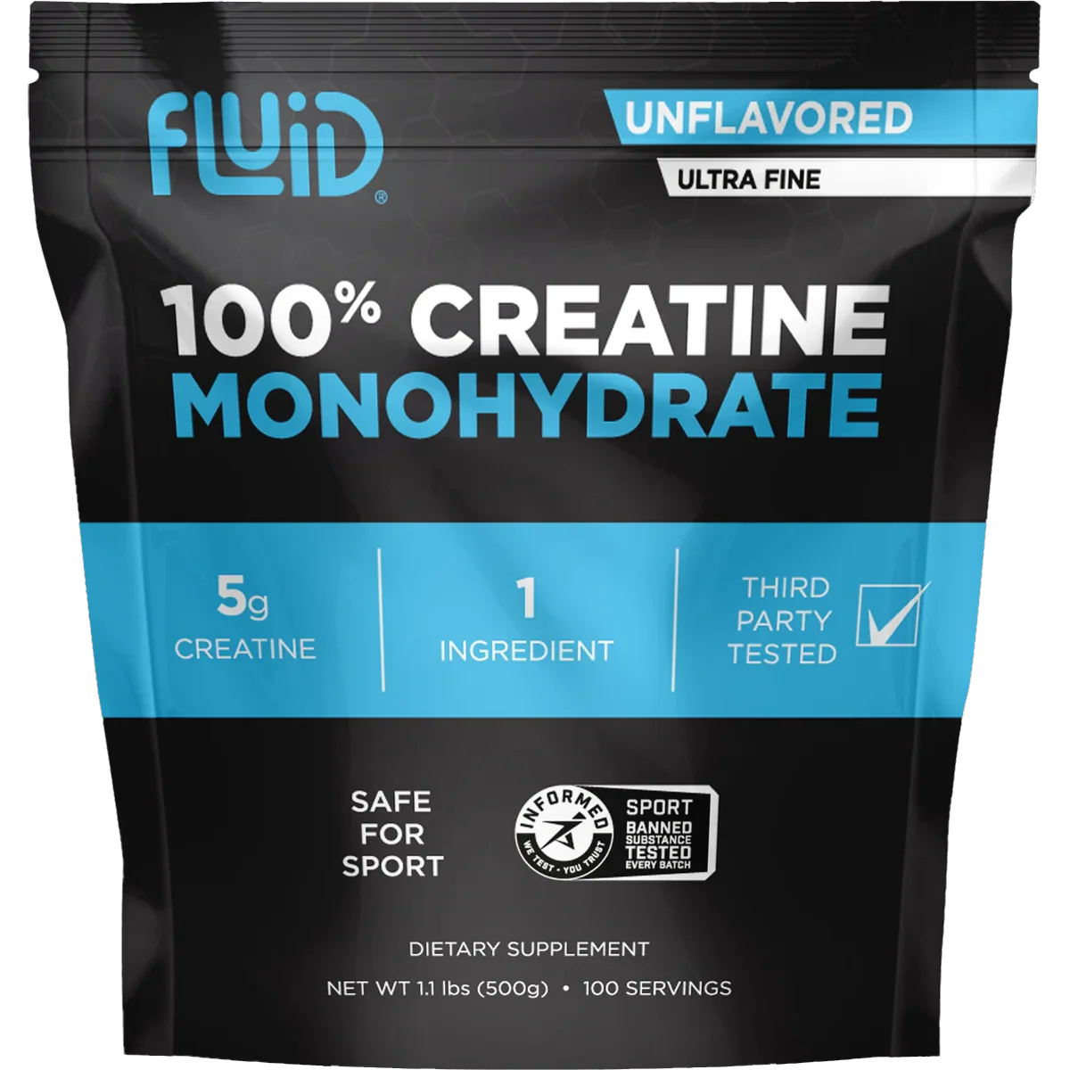 100% Creatine Monohydrate (100 Servings)