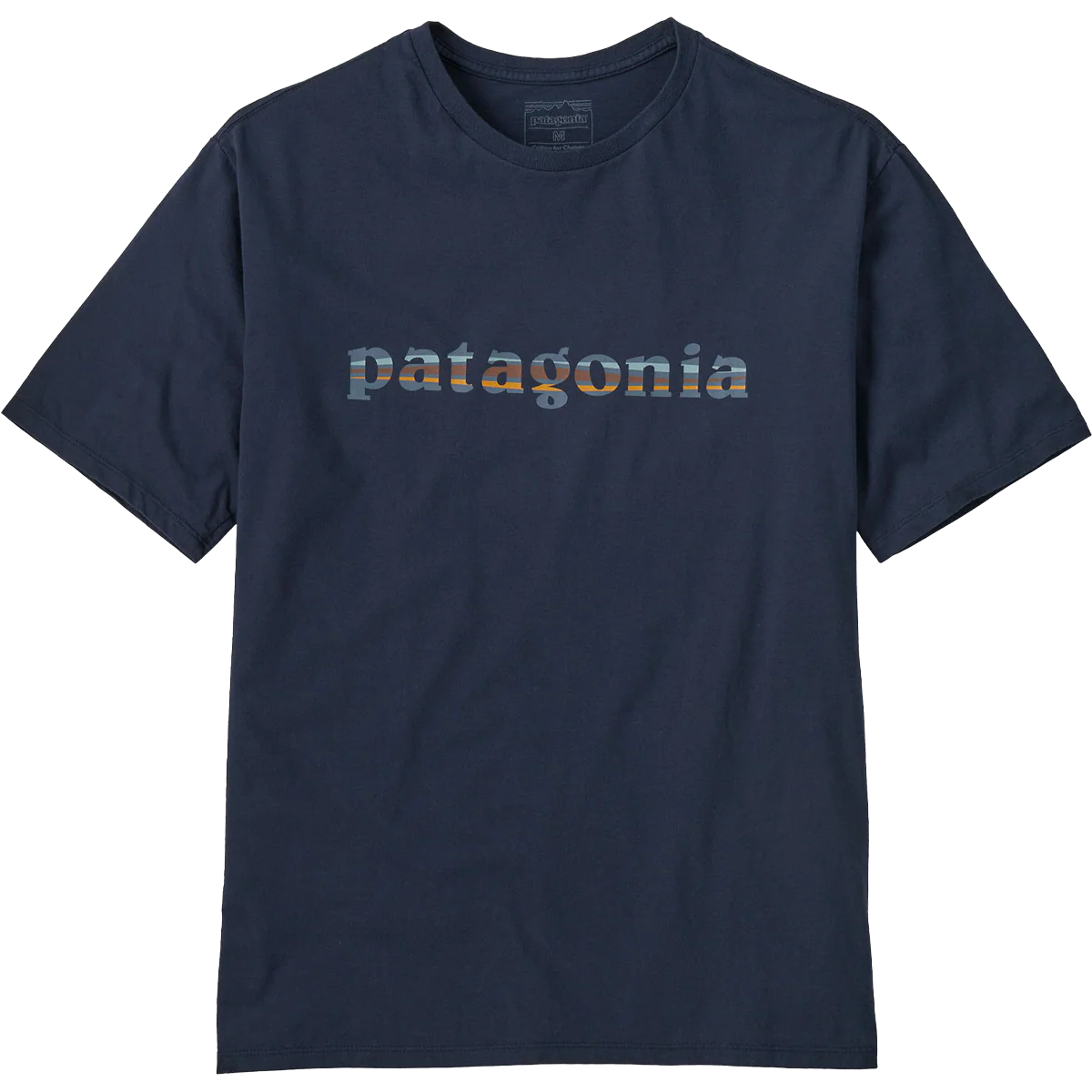 Men's 73 Skyline Text Logo Organic T-Shirt