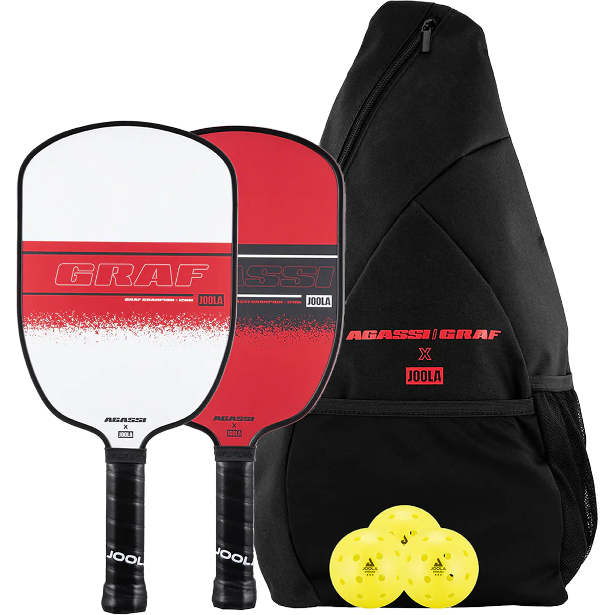 Agassi Graf Champion 12mm Pickleball Set
