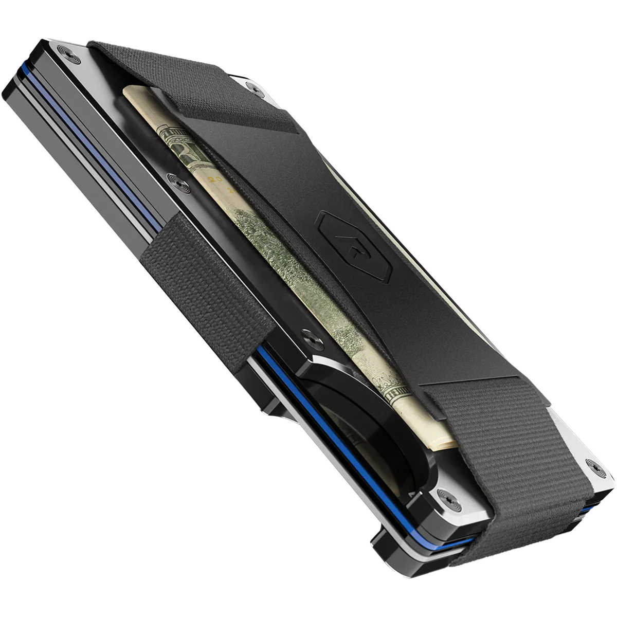 Aluminum Wallet with Cash Strap - Image 8