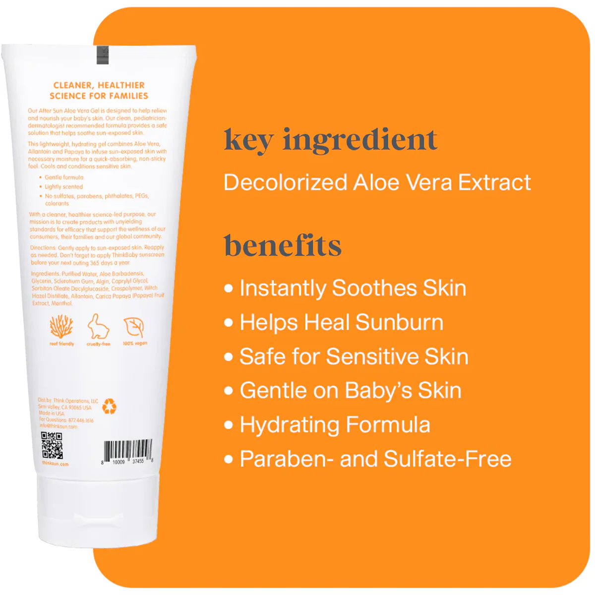 Baby Aloe Vera After Sun - 8 oz - Image 2