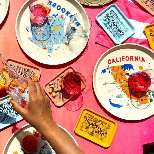 California Round Tray - Image 3