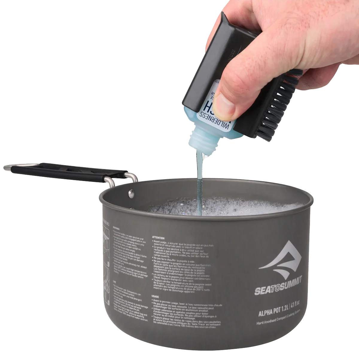 Camp Kitchen Pot Scrubber and Soap - Image 4