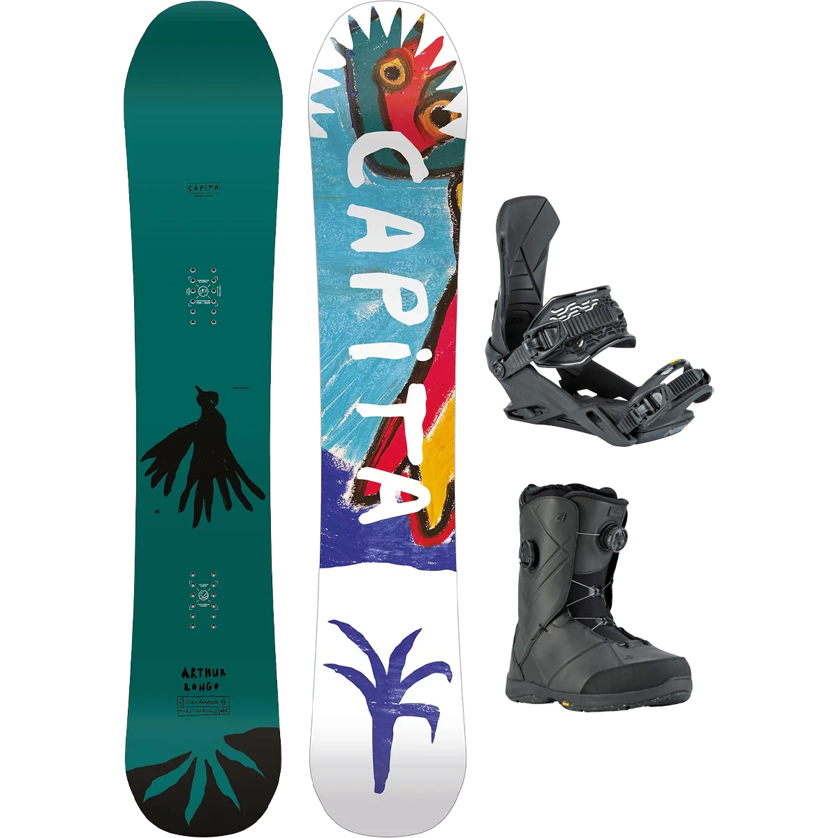 Capita Aeronaut Demo Snowboard Package