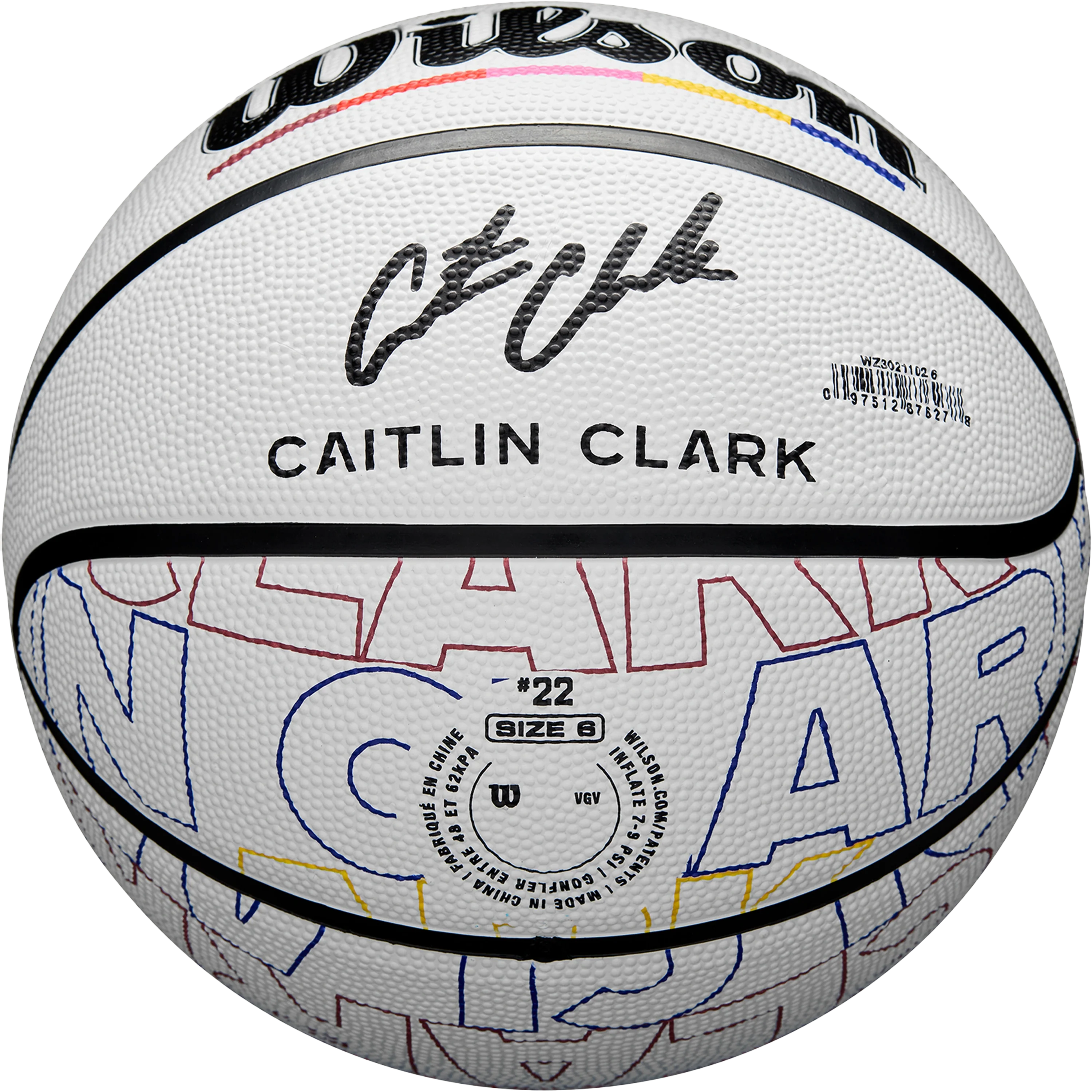 Caitlin Clark Make Your Mark Basketball - 28.5" - Image 4