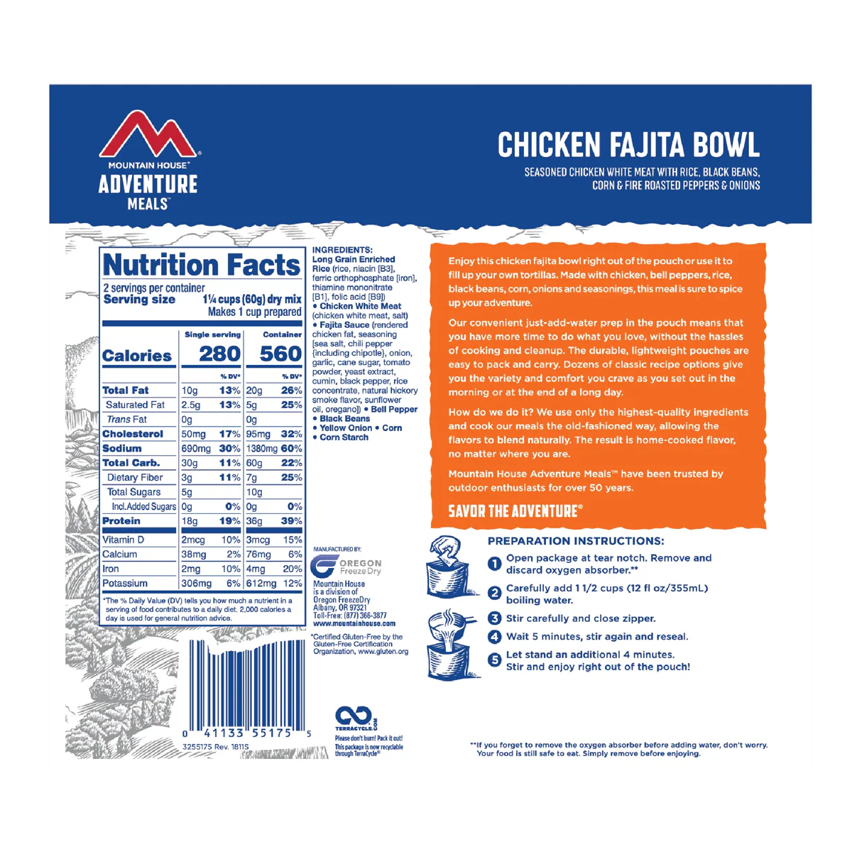 Chicken Fajita Bowl (2 Servings) - Image 2