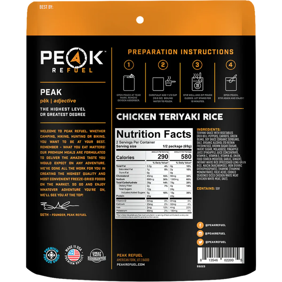 Chicken Teriyaki Rice (2 Servings) - Image 2