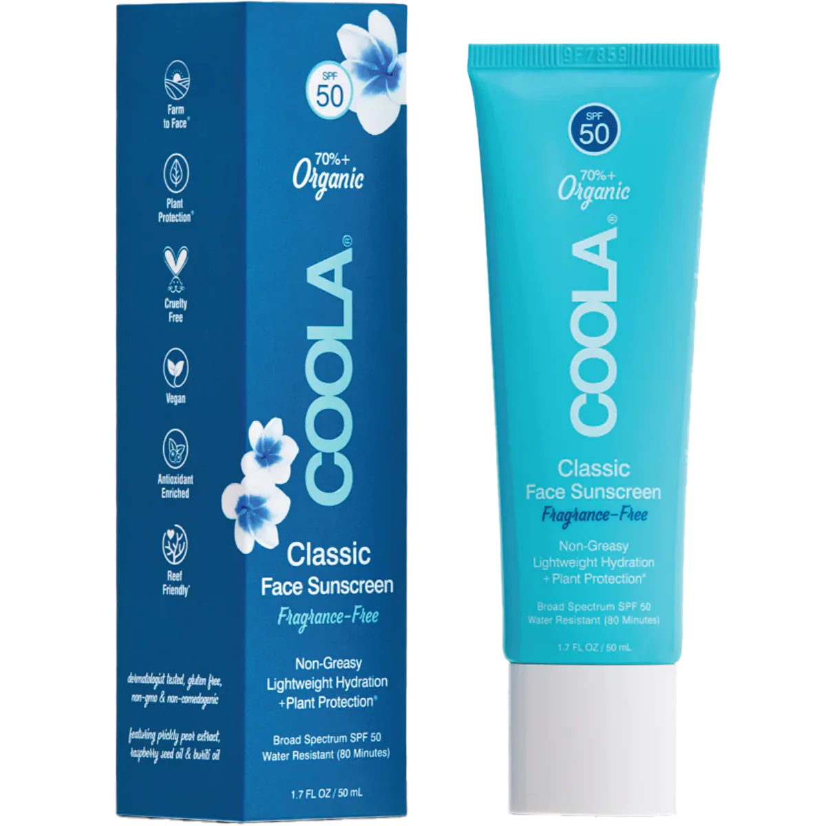 Classic Face Organic Sunscreen Lotion SPF 50