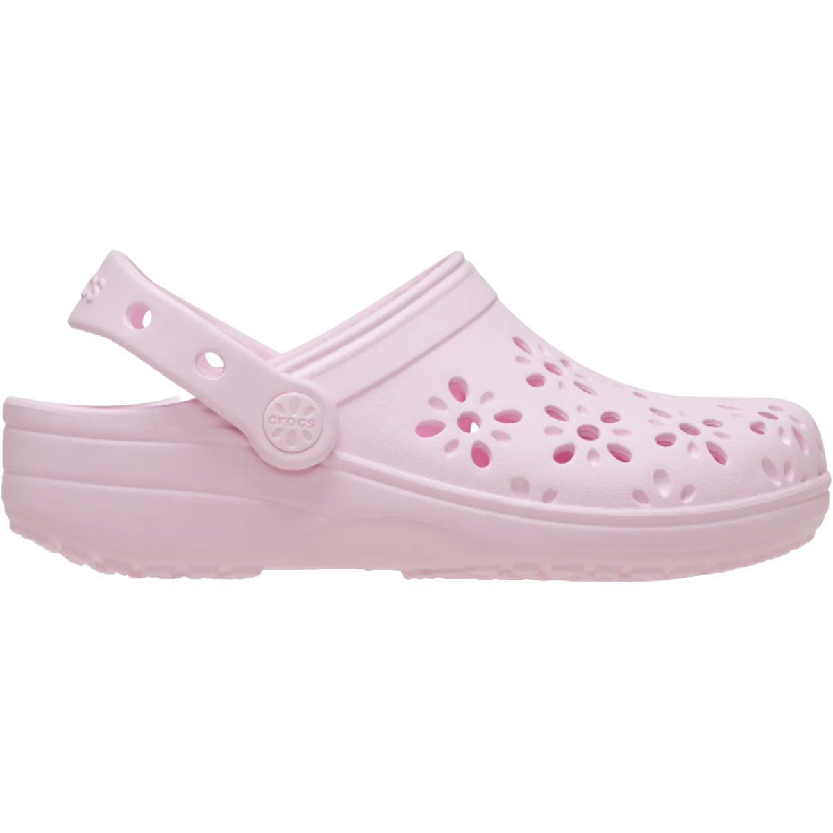 Youth Classic Floral Cut Out Clog - Image 2