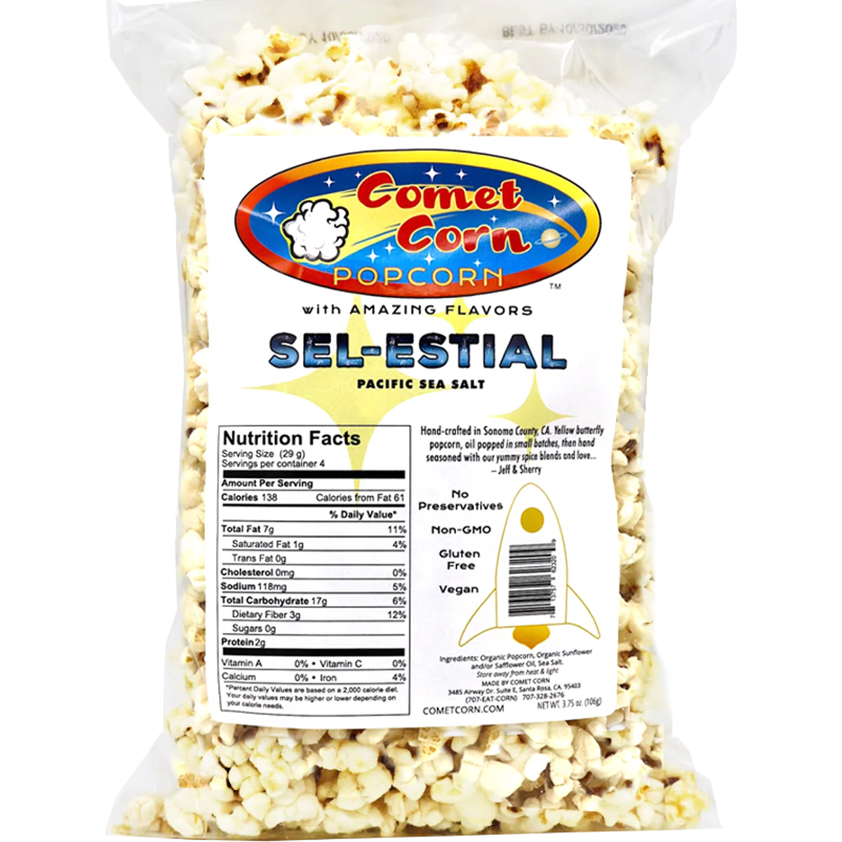 Comet Corn Popcorn 4.0 oz - Image 2