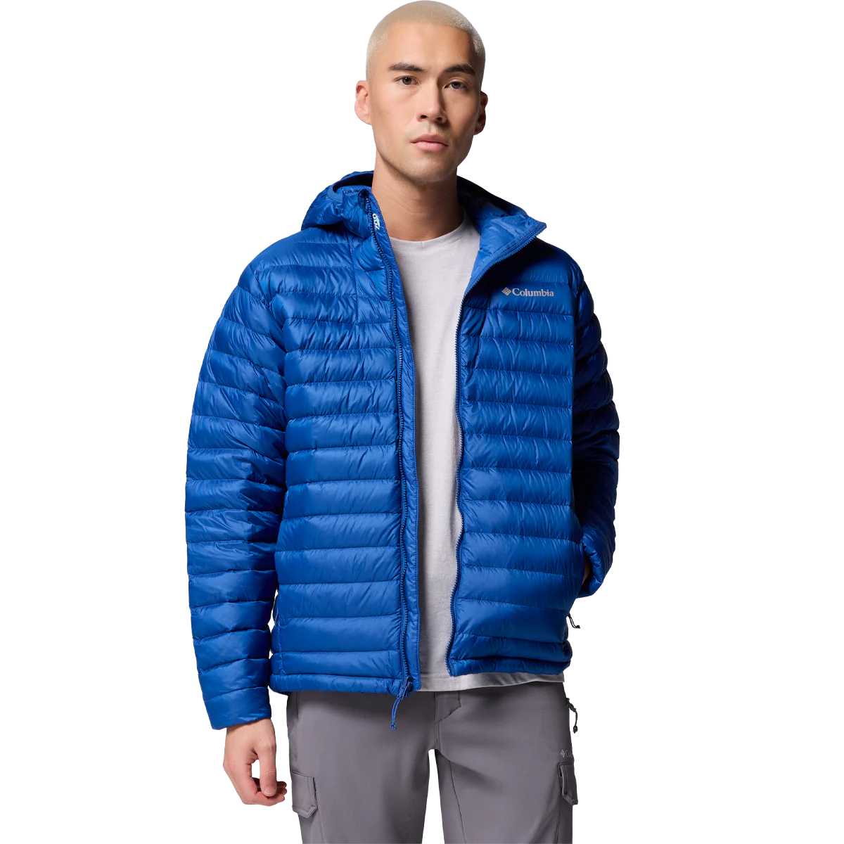 Men's Corelite Down Hooded Jacket - Image 3