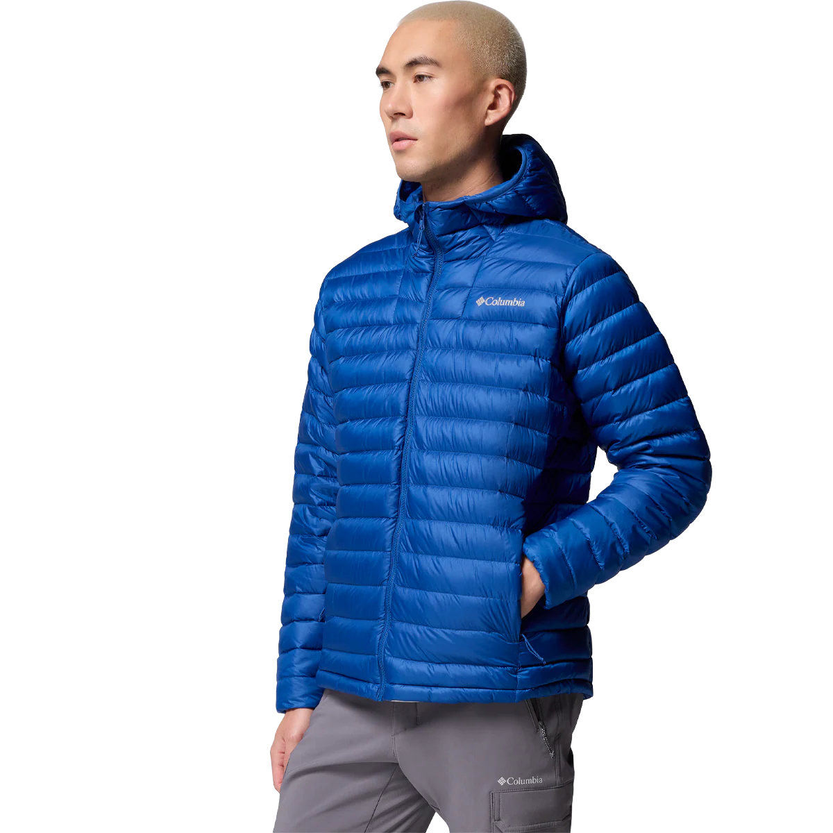 Men's Corelite Down Hooded Jacket - Image 4