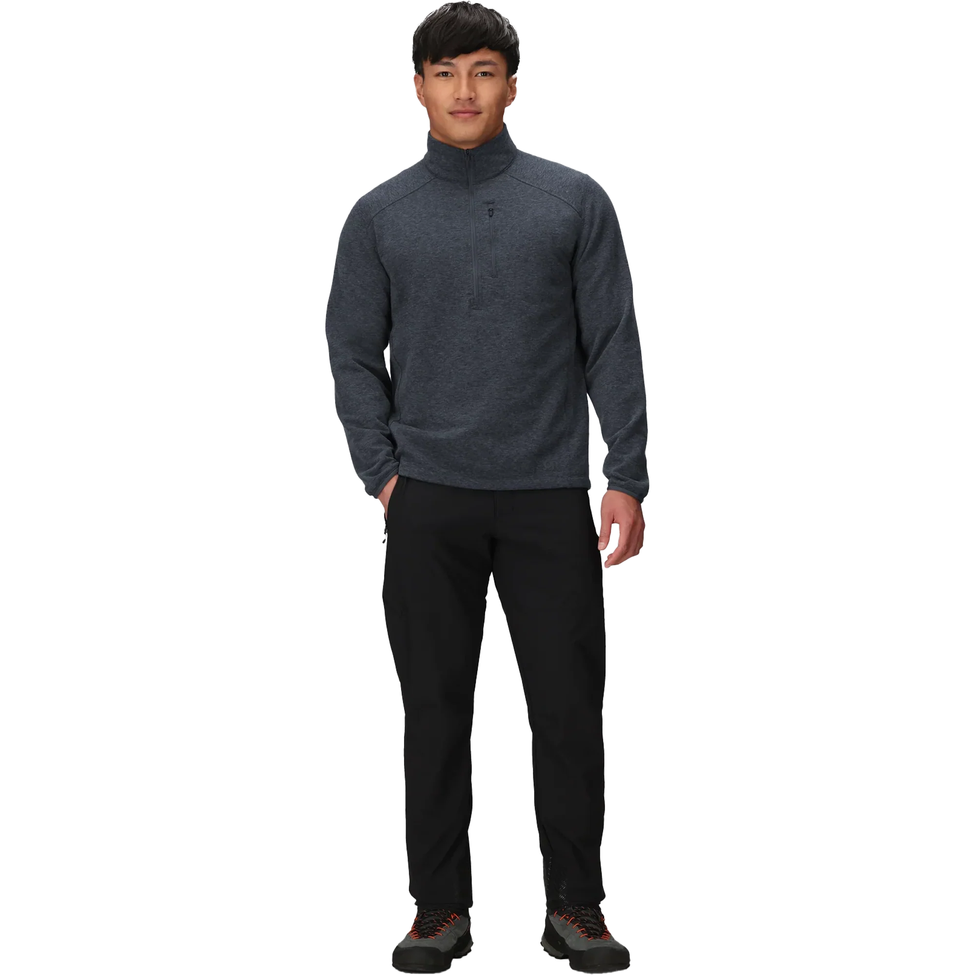 Men's Crescent 1/2 Zip Fleece - Image 2