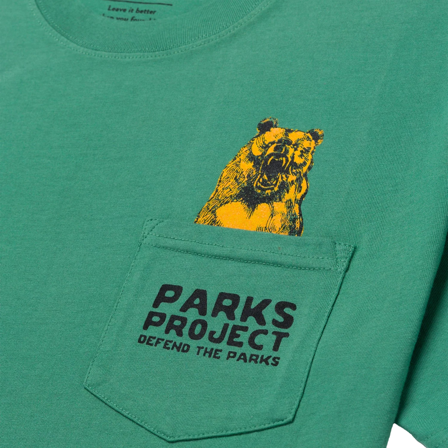 Defend The Parks Bear Pocket Tee - Image 3