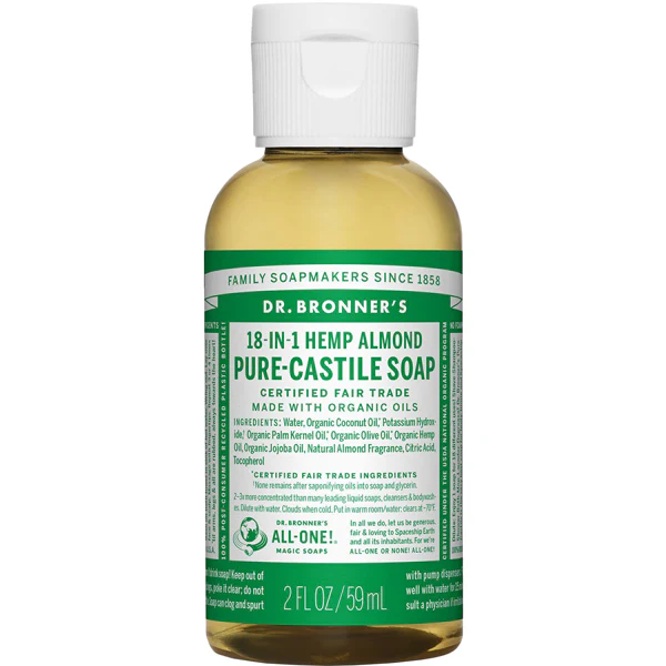 Pure-Castile Liquid Soap - 2 oz - Image 2