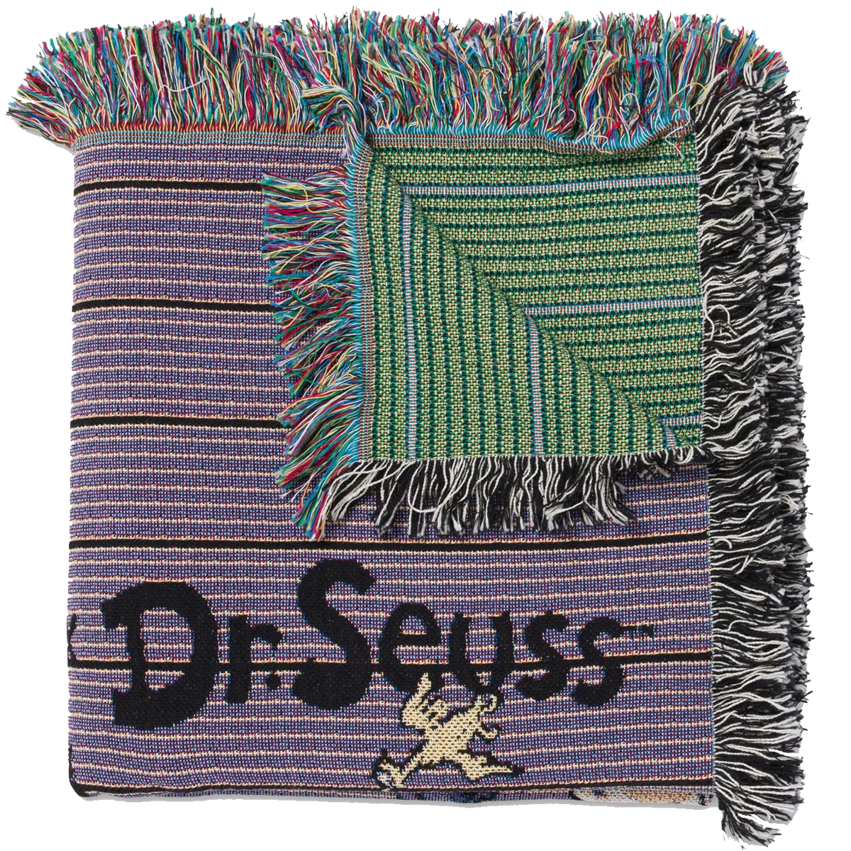 Dr. Seuss x Parks Project Striped Woven Blanket - Image 5