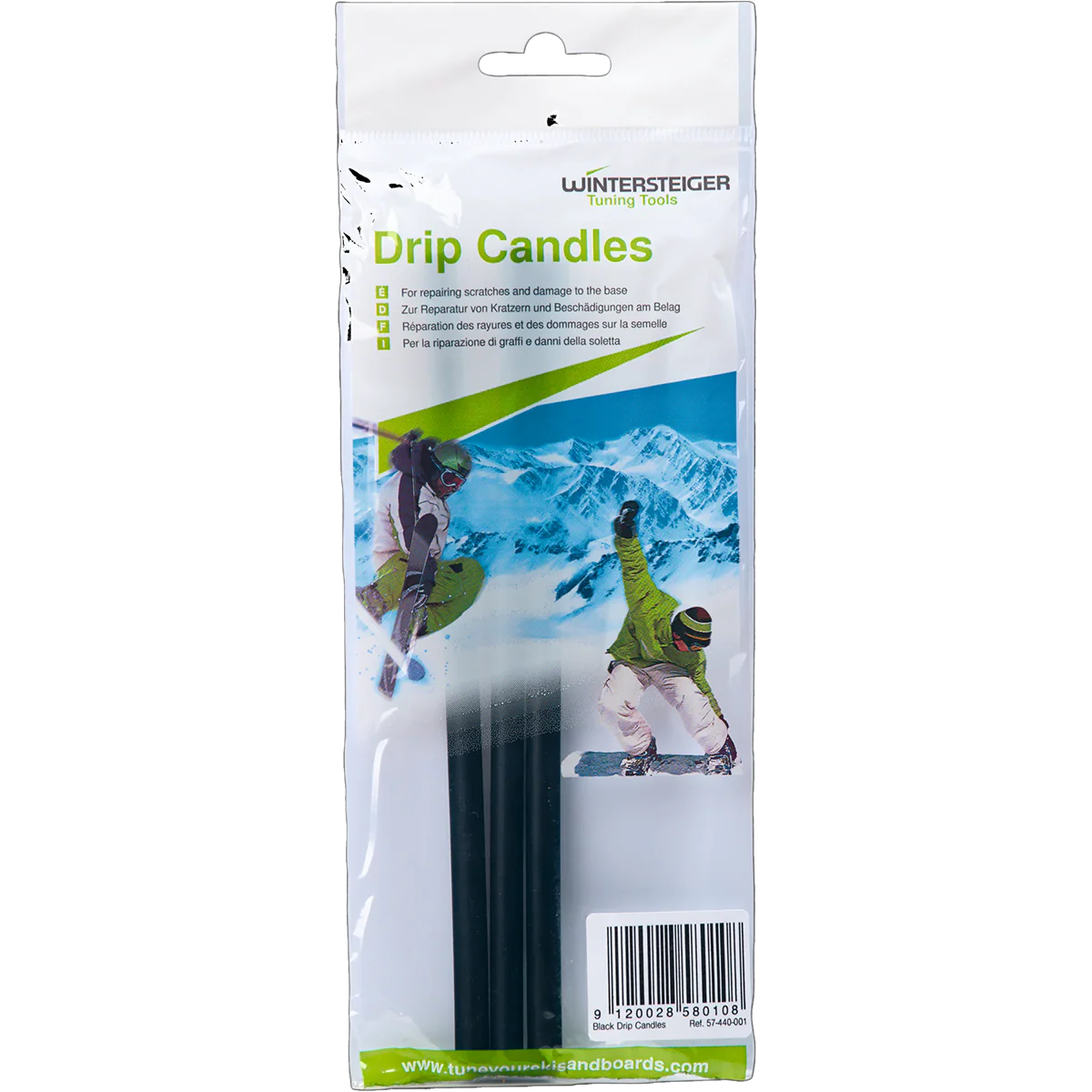Drip Candles Black P-Tex