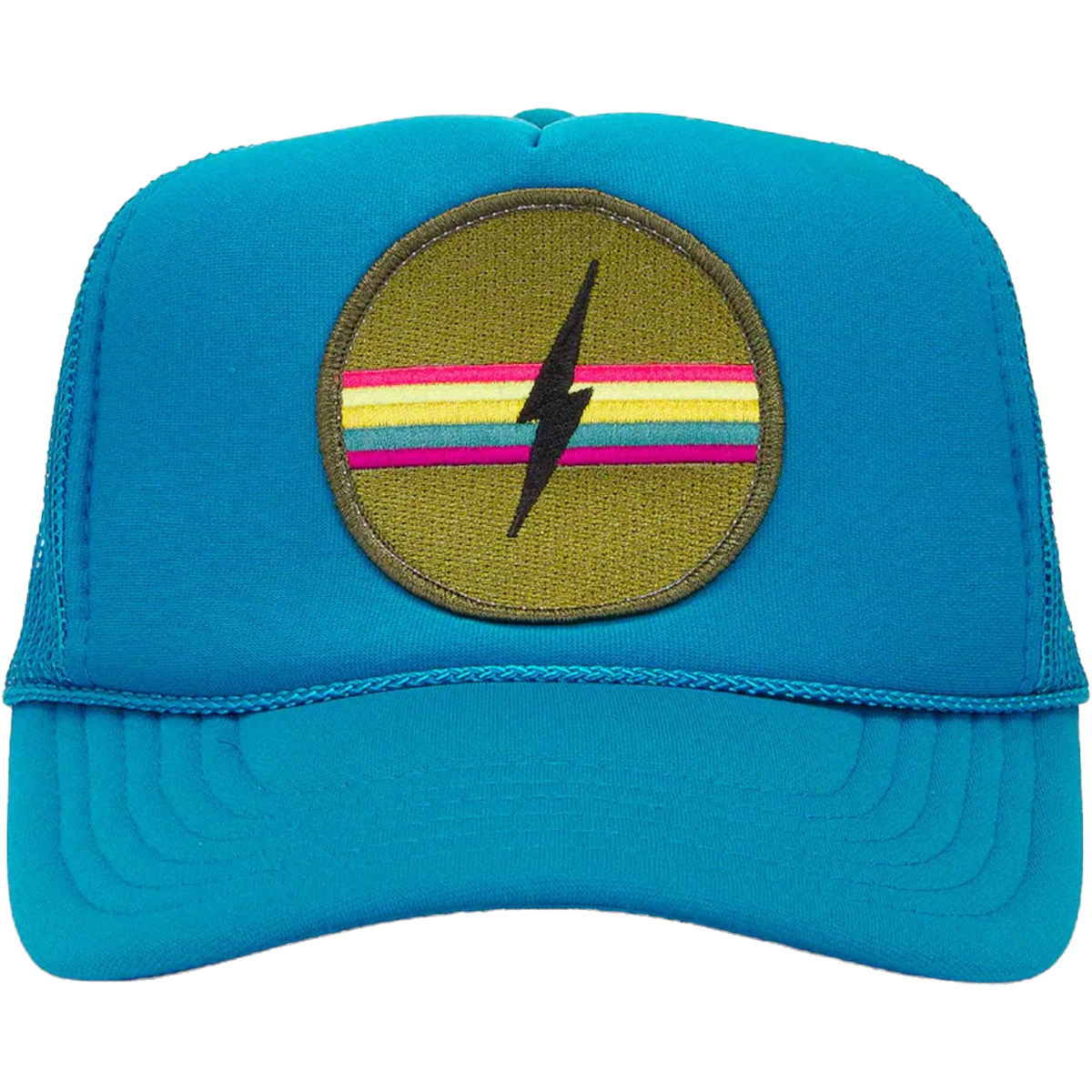 Electric Rainbow Trucker Hat