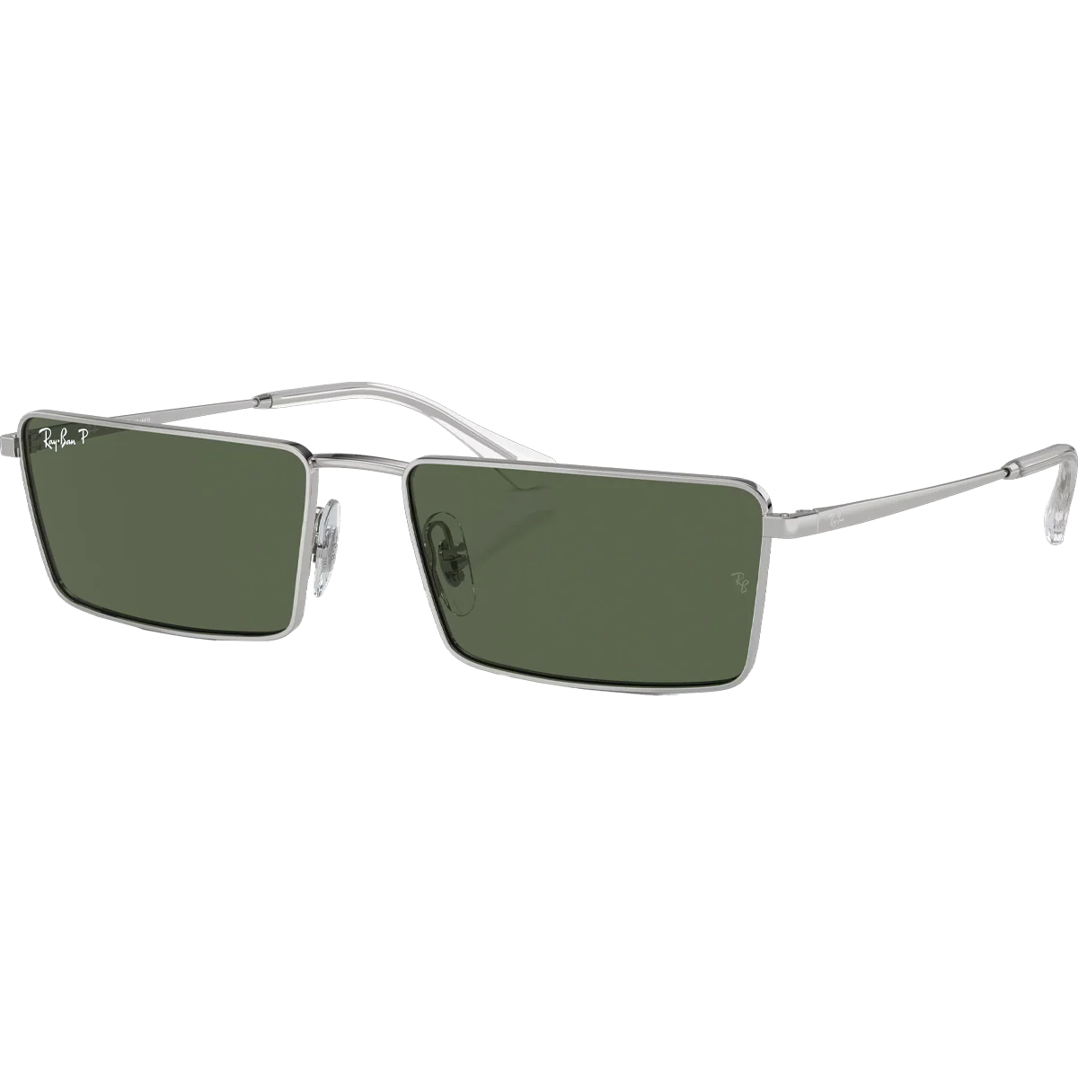 Emy Bio-Based - Polished Silver/Dark Green - Image 2