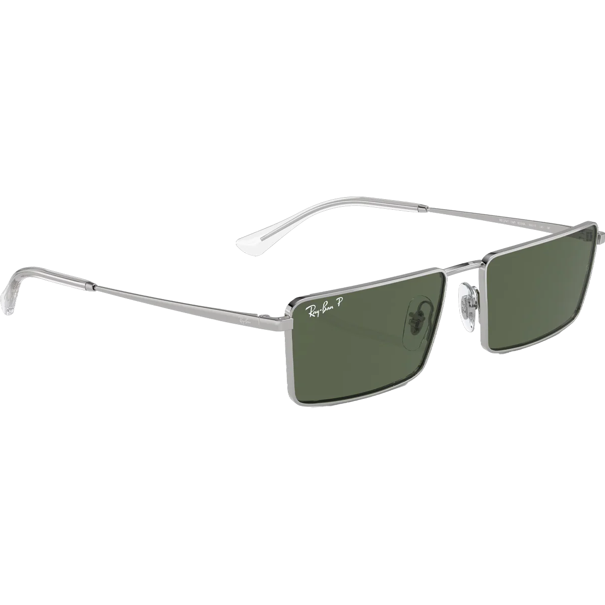 Emy Bio-Based - Polished Silver/Dark Green - Image 4