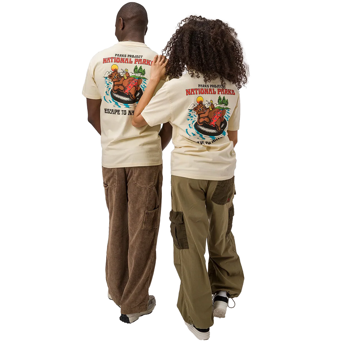 Men's Escape to Nature Bear Float Pocket Tee - Image 2