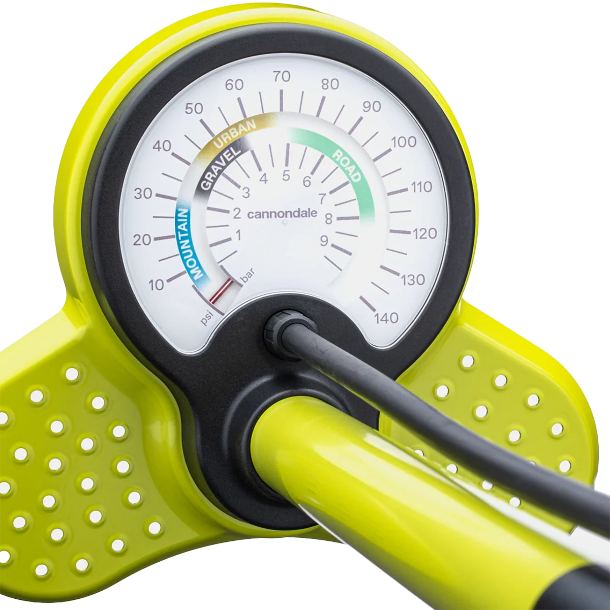 Essential Floor Pump - Highlighter - Image 2