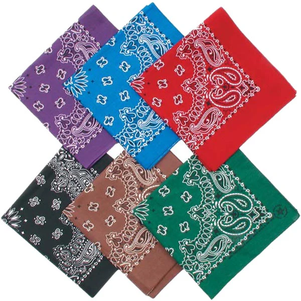 Fashion Bandanas - Dark Colors