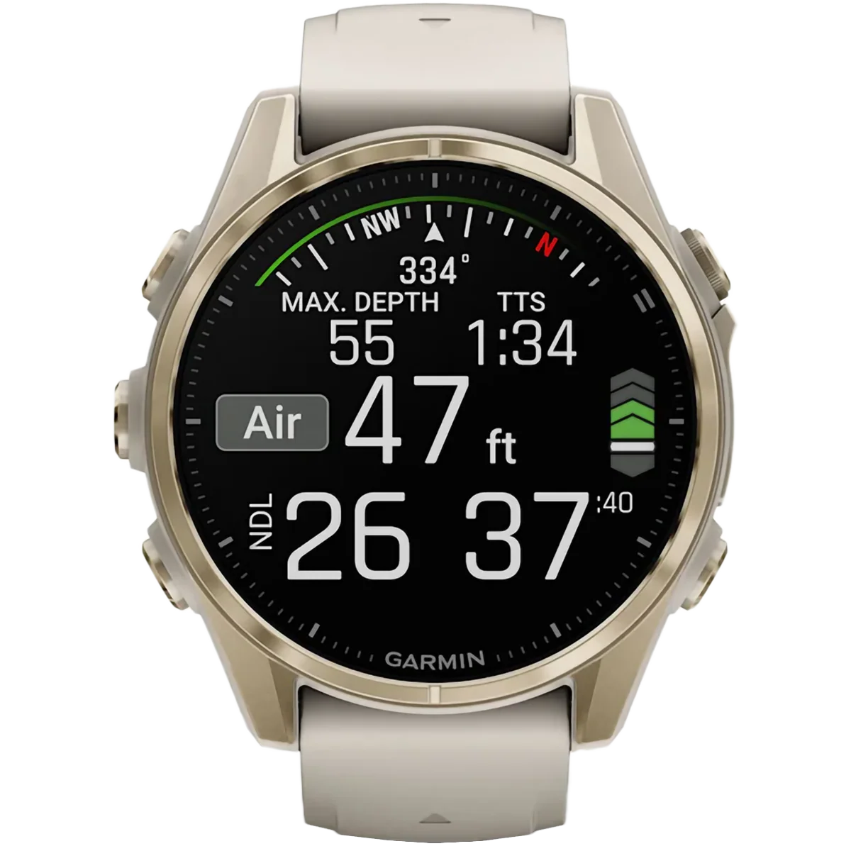 Fenix 8 Sapphire 43mm Amoled - Soft Gold - Image 6