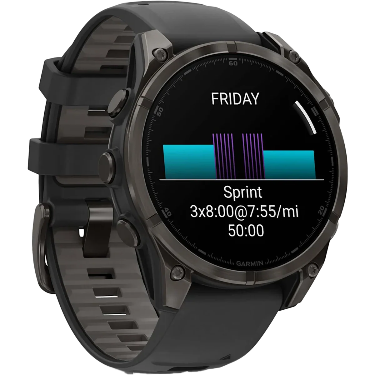 Fenix 8 Sapphire 47mm Amoled - Carbon Gray - Image 2