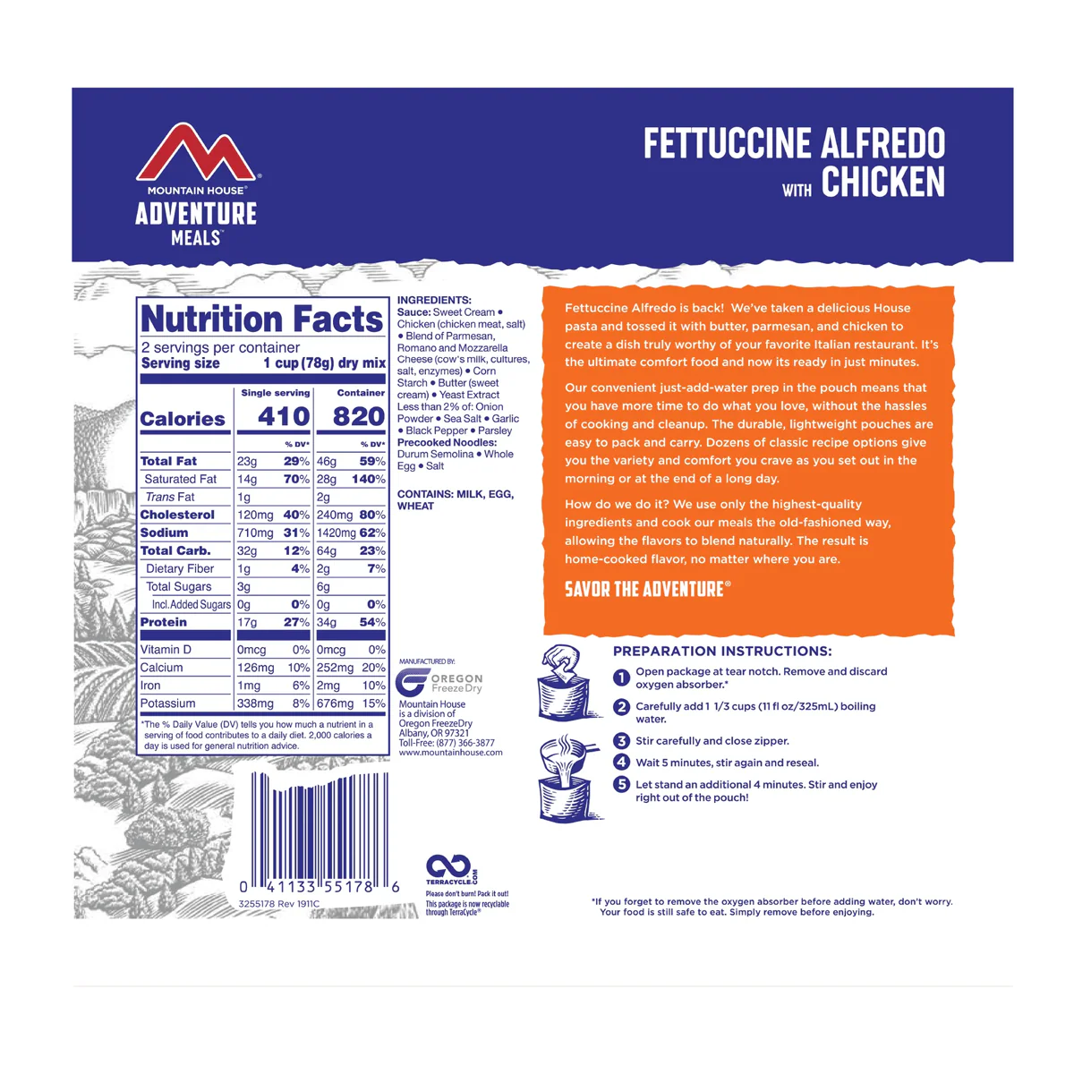Fettuccine Alfredo with Chicken (2 Servings) - Image 2