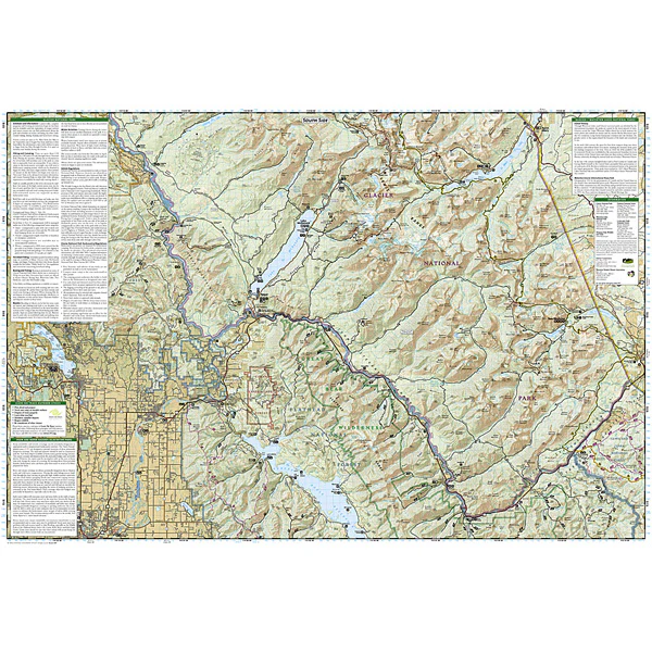 Glacier and Waterton Lakes National Parks Map - Image 3