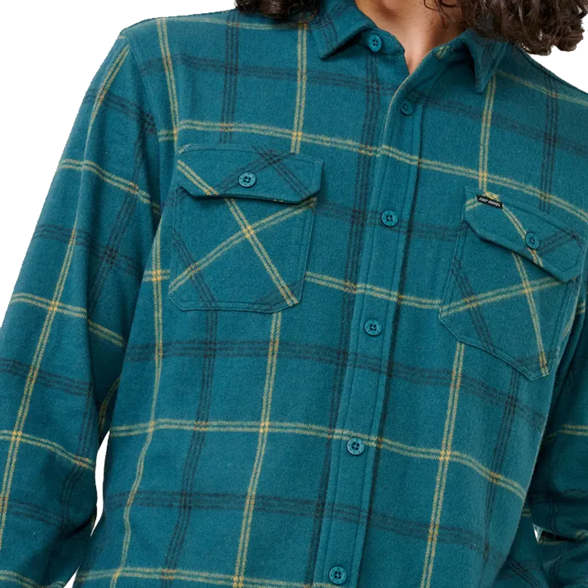 Men's Grid Long Sleeve Shirt - Image 4