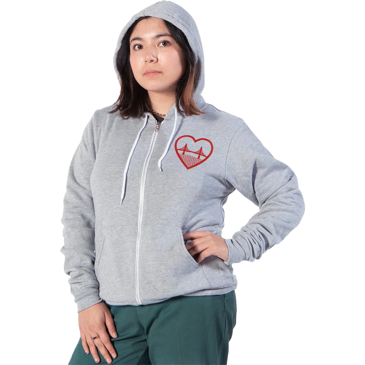 I Heart SF Zip Hoodie - Image 3