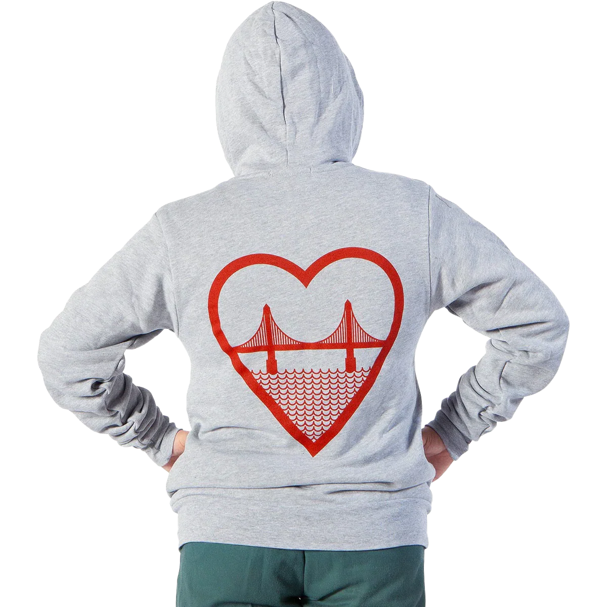 I Heart SF Zip Hoodie - Image 4