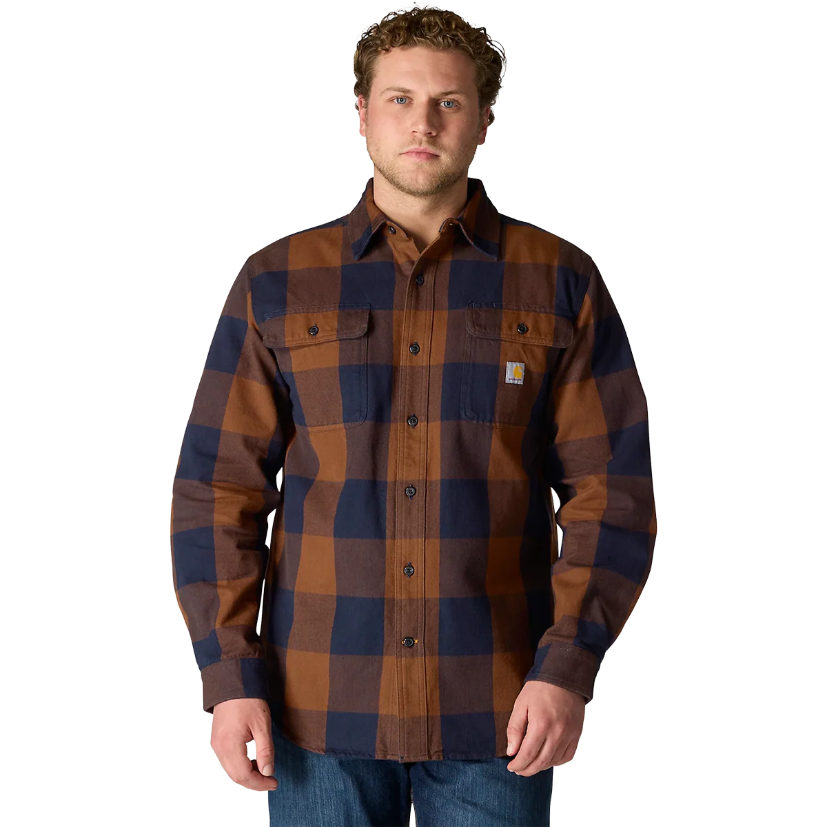 Men's Heavyweight Flannel Long Sleeve Plaid Shirt - Image 3