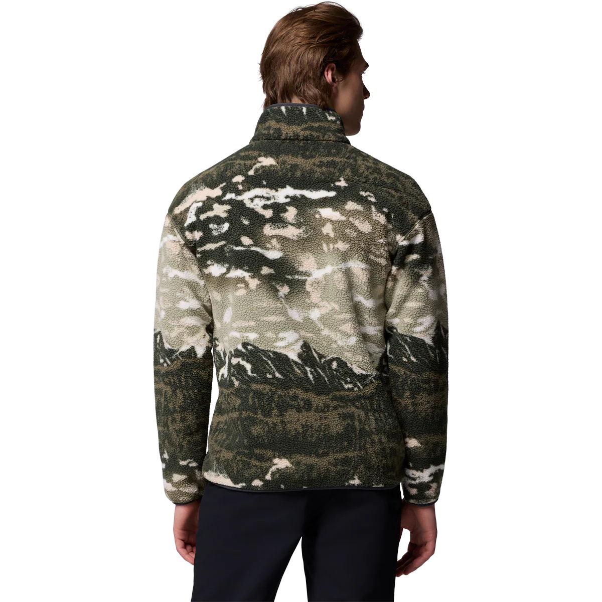Men's Helvetia II Printed 1/2 Snap Pullover - Image 3