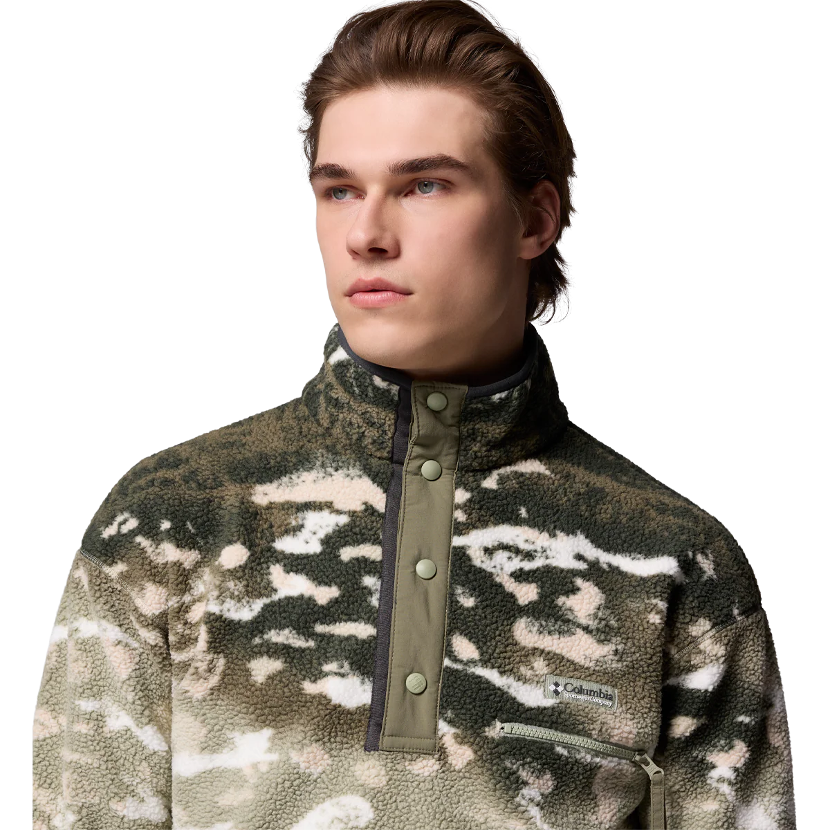 Men's Helvetia II Printed 1/2 Snap Pullover - Image 5