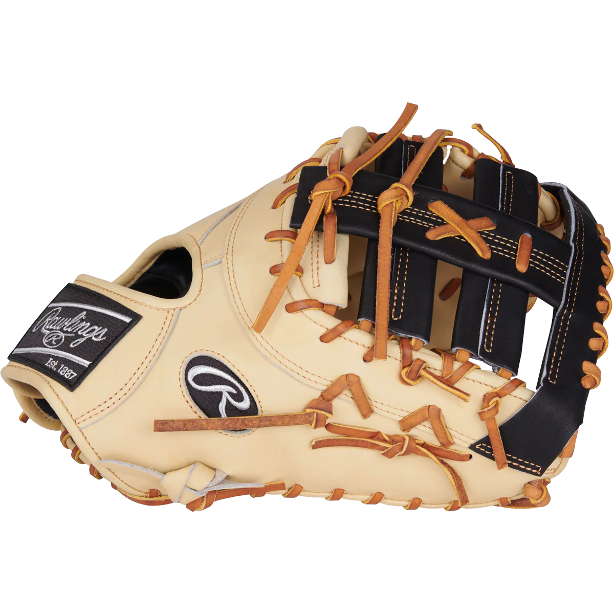 Heart of the Hide First Base Mitt - 13" Single Post Double Bar LHT - Image 4