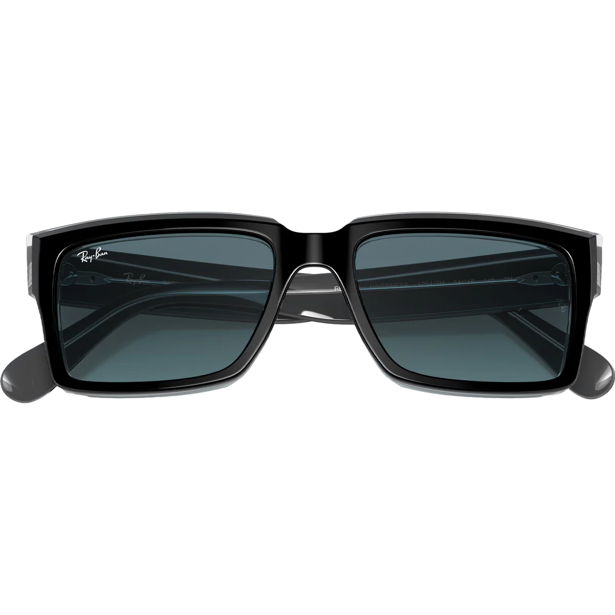 Inverness - Polished Black On Transparent/Blue Gradient