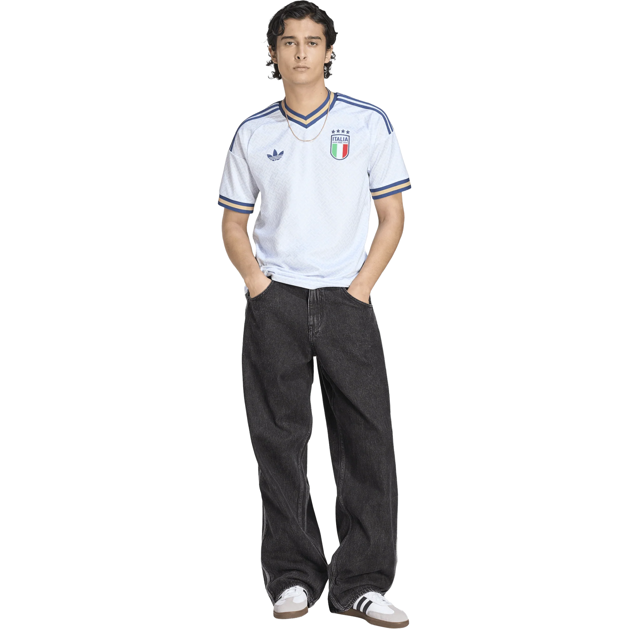Italy FIGC Away Authentic Jersey - Image 6