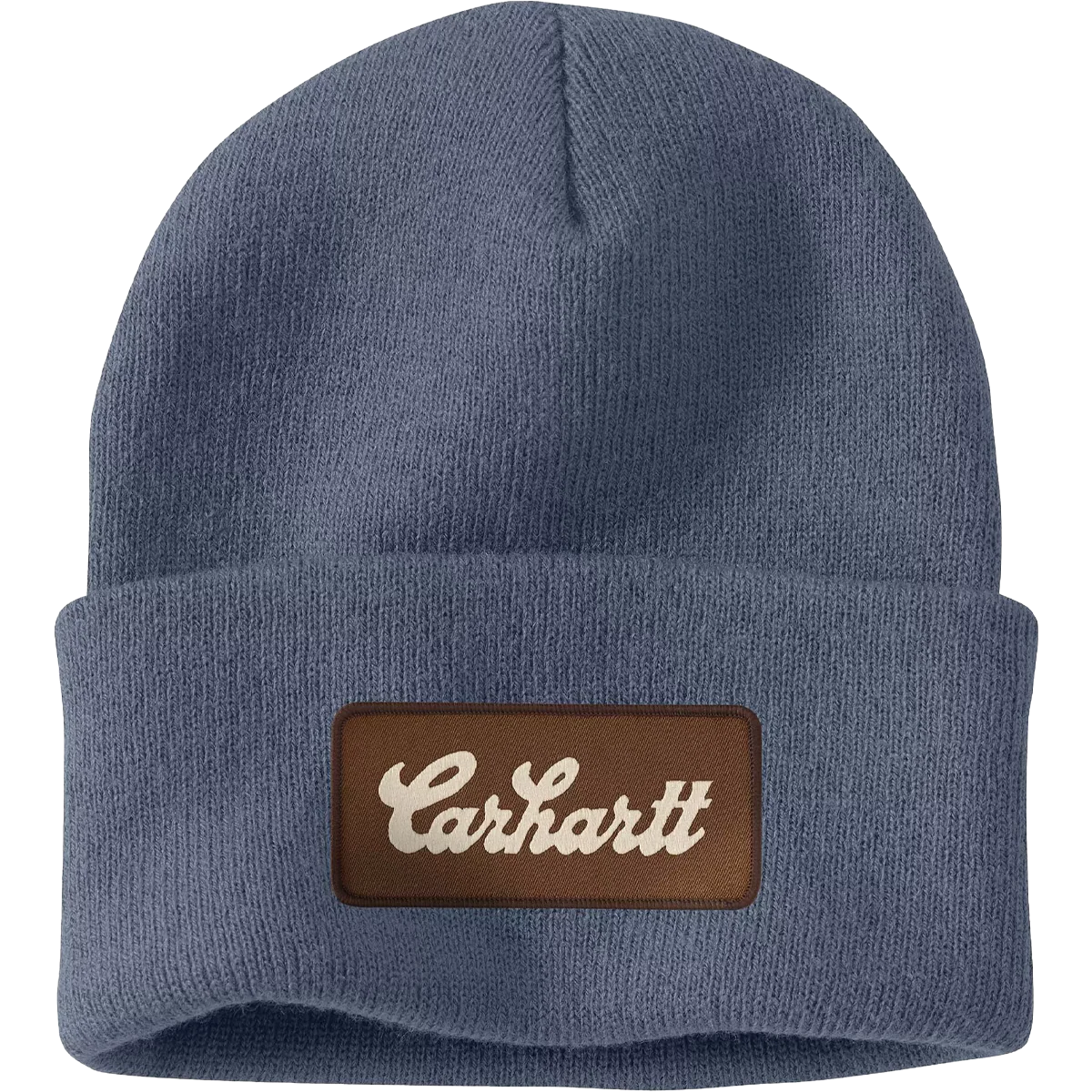 Knit Cuffed Script Patch Beanie - Image 2