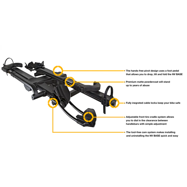 NV 2.0 Base 2-Bike Rack 2" - Image 4