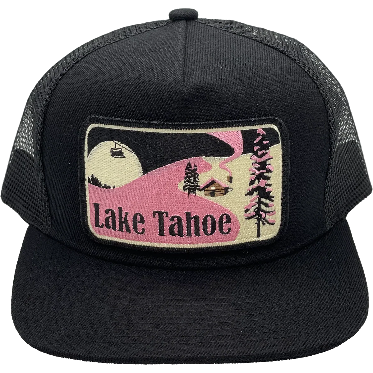 Lake Tahoe Winter Scene Trucker