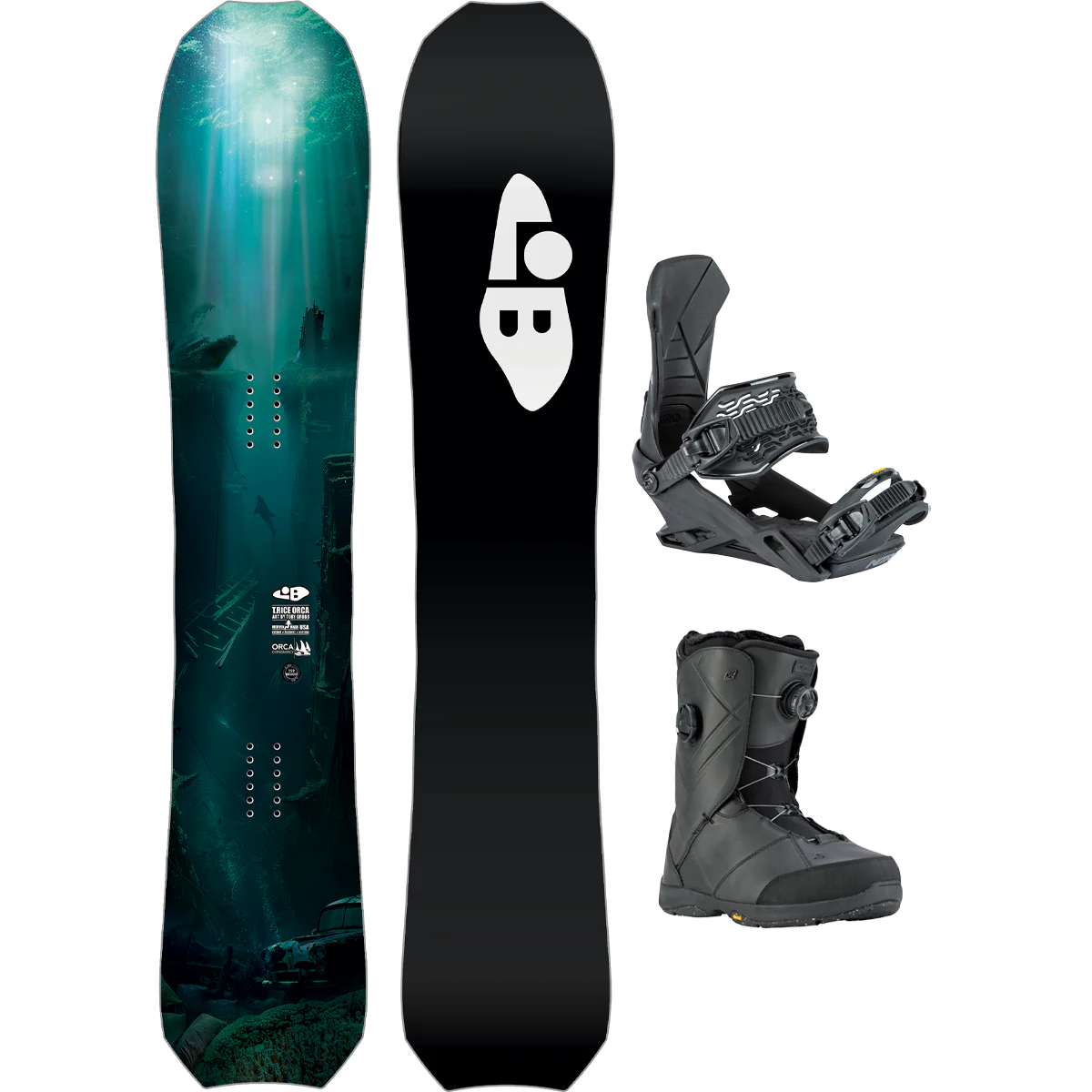 Lib Tech Orca Demo Snowboard Package