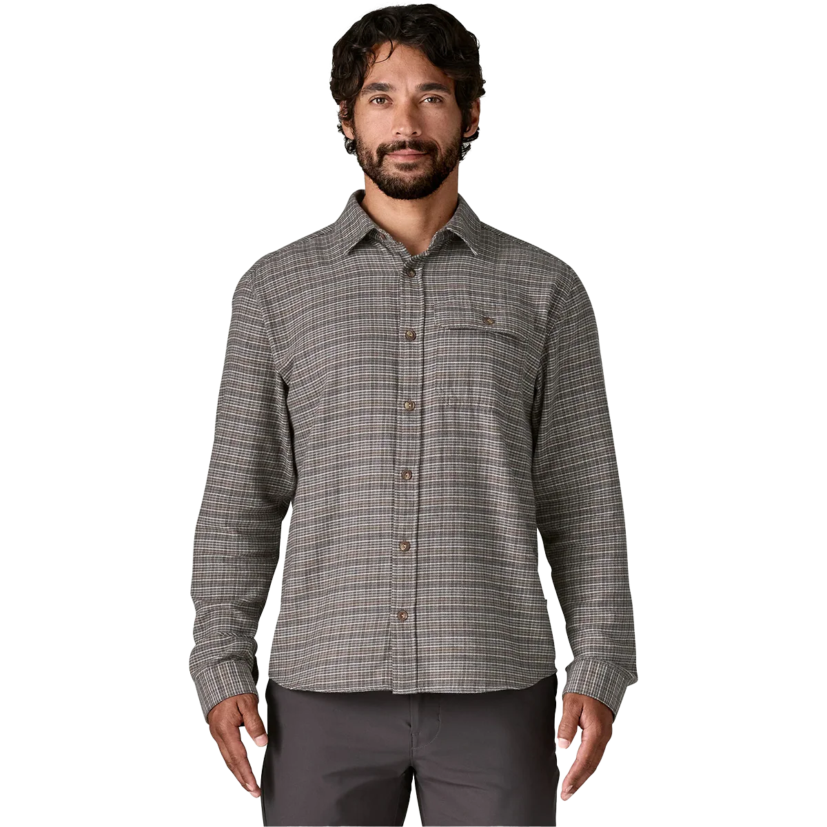 Men's Long-Sleeved Lightweight Fjord Flannel Shirt - Image 5