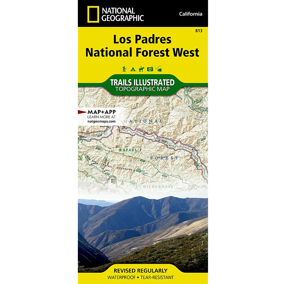 Los Padres Nat Forest West Map