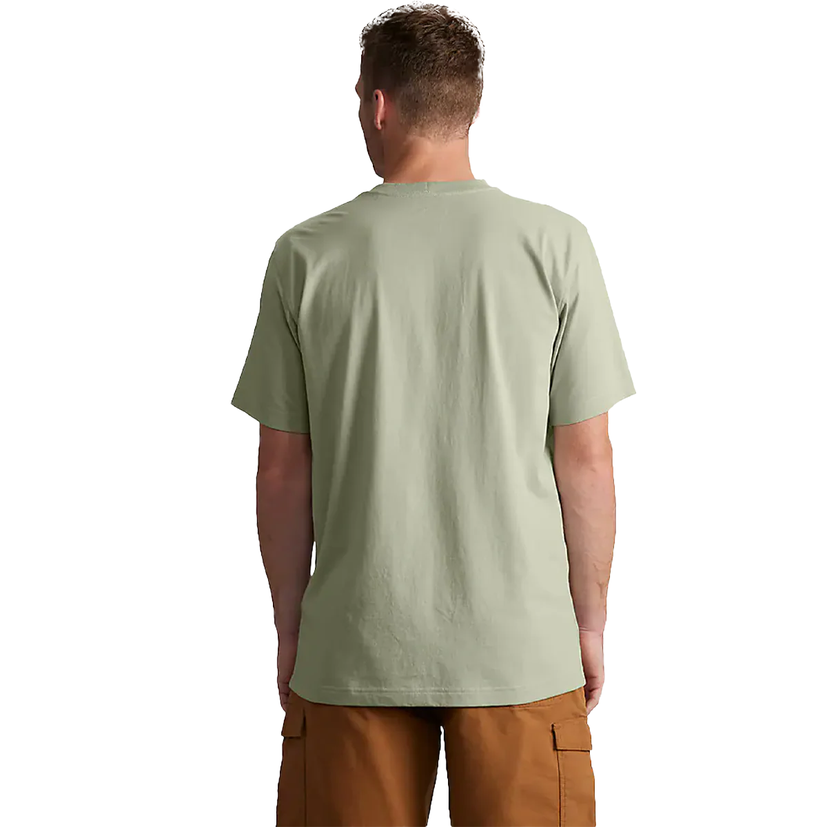 Men's Leightweight Short Sleeve Script Patch T-Shirt - Image 3