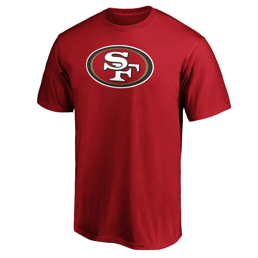 Men's 49ers Cotton Primary Logo Short Sleeve