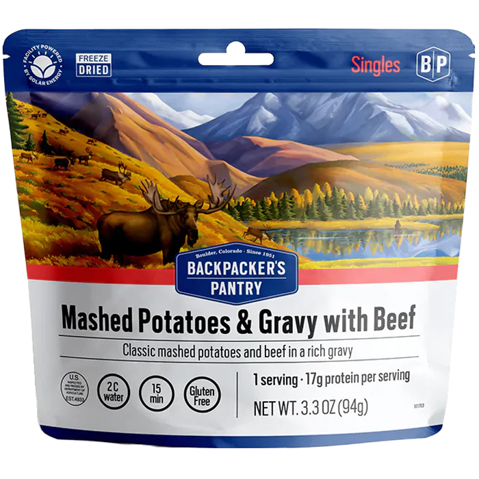 Mashed Potatoes and Gravy with Beef
