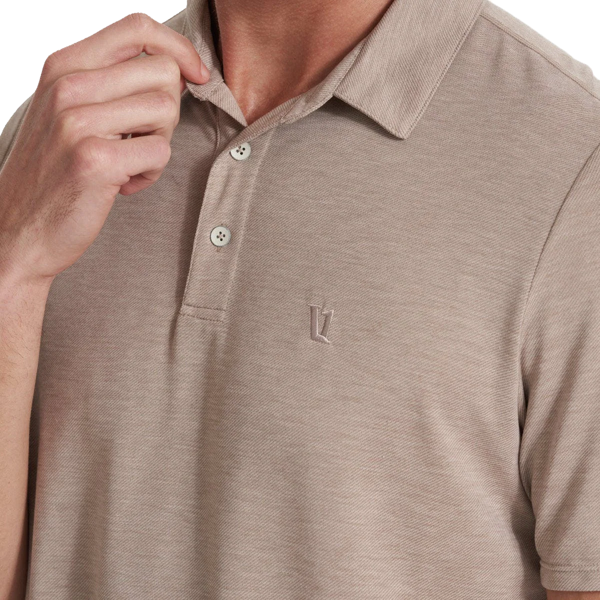 Men's Knit Twill Polo - Image 4